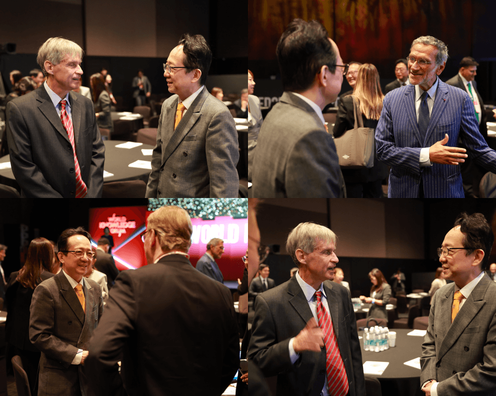 365mc CEO Kim Namcheol speaking with international delegates at Prix Galien Korea Forum & Awards 2026