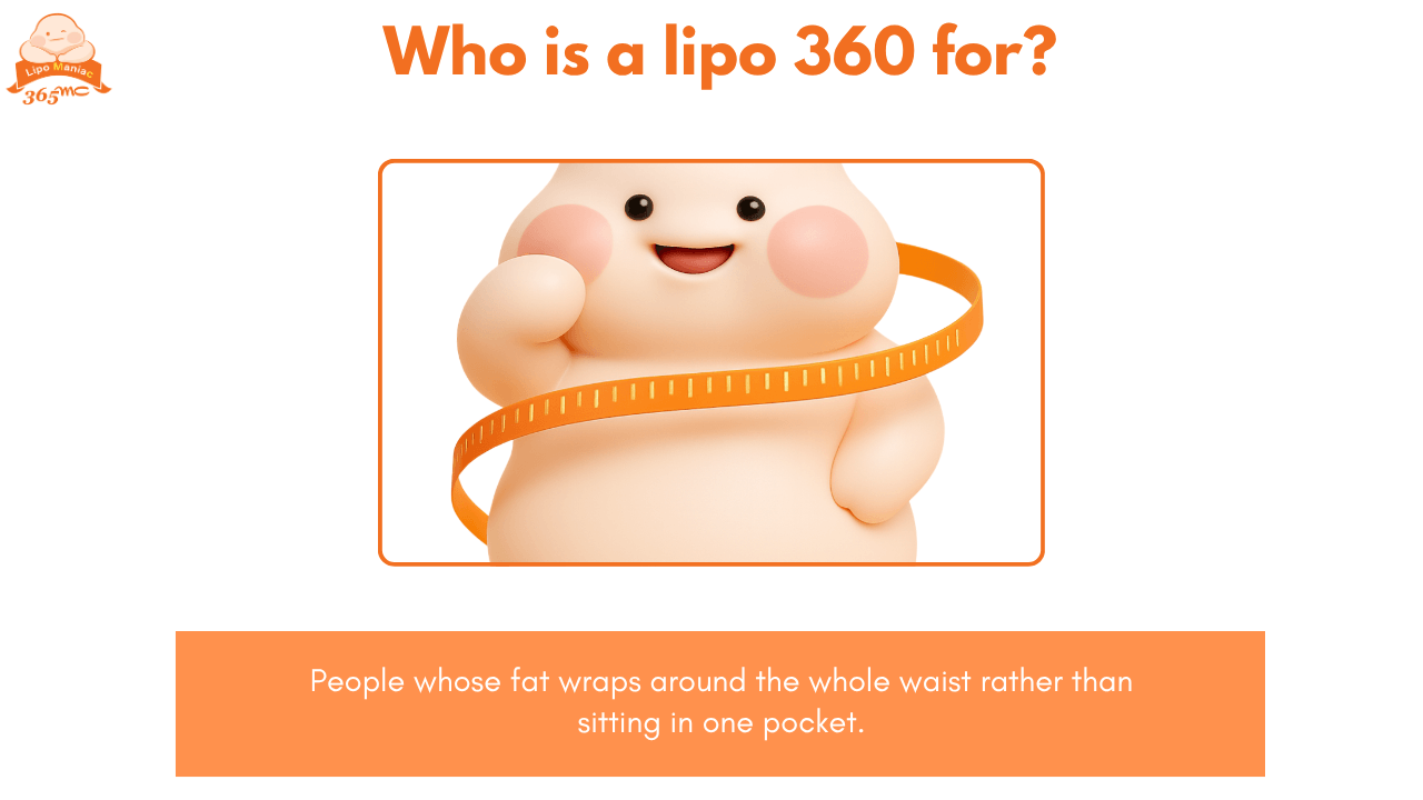 Who may be a candidate for Lipo 360 waist contouring