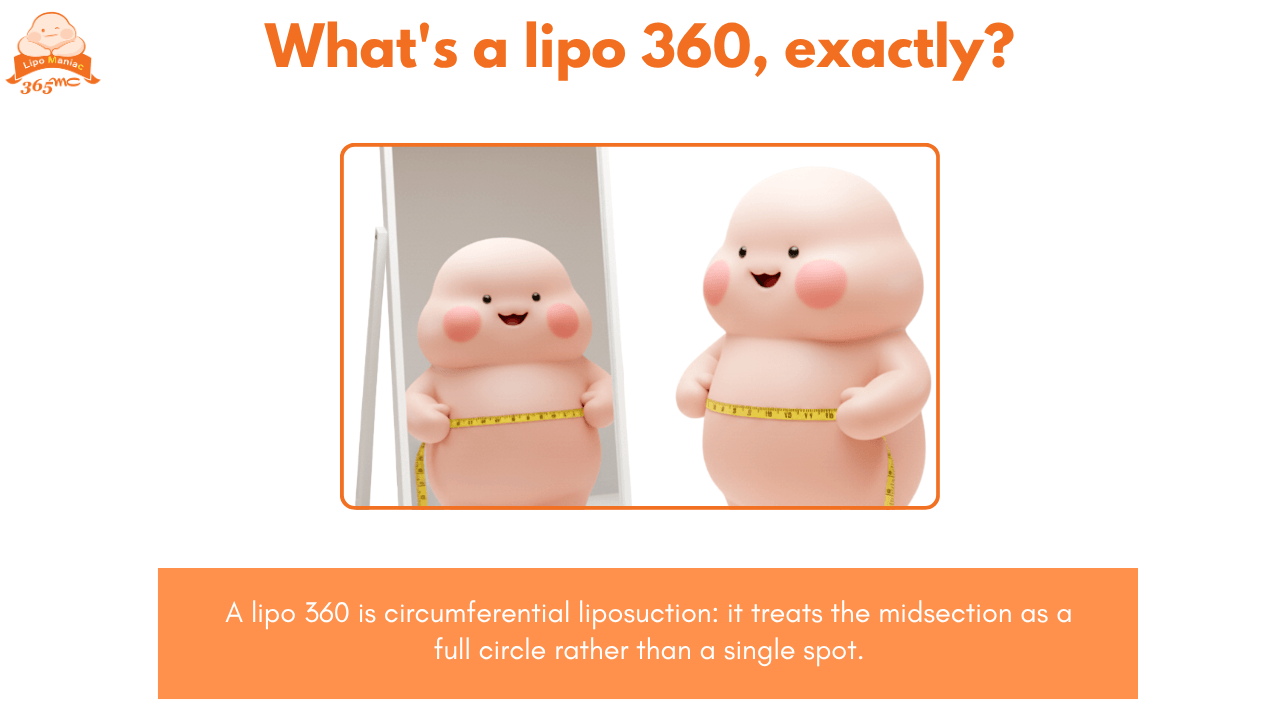 What Lipo 360 means for circumferential waist liposuction