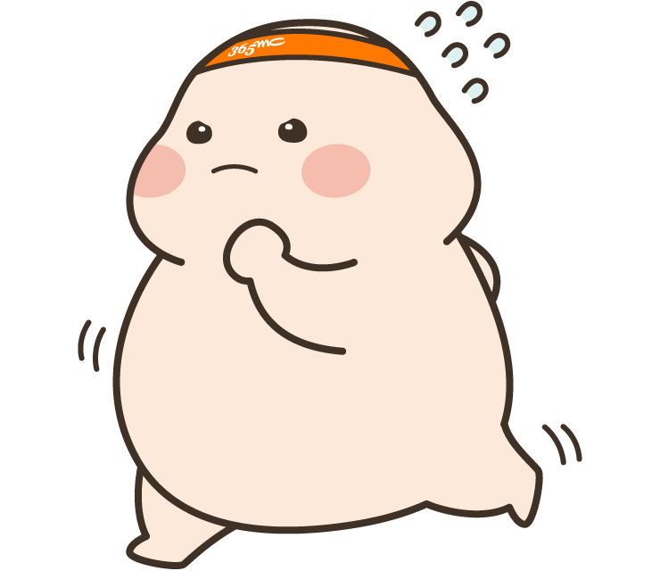 Cute mascot running with headband – symbolizing active lifestyle after liposuction